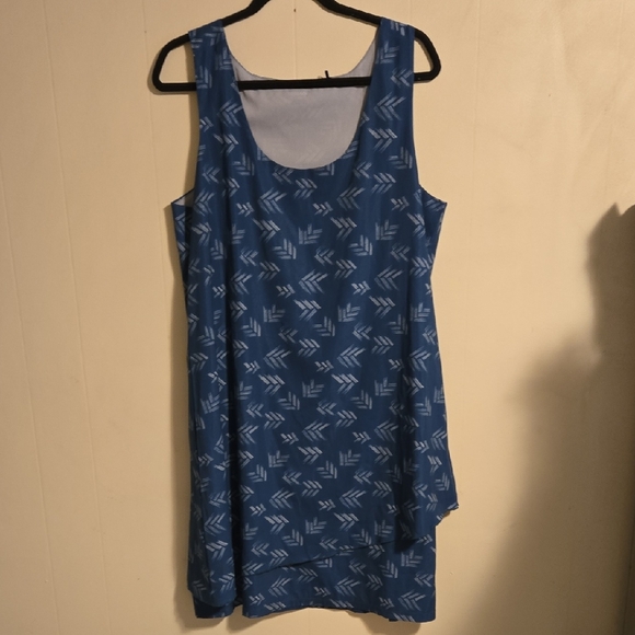 Toad&Co Dresses & Skirts - Toad&Co Teal with White Whirlwind Dress